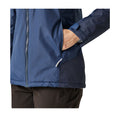 Admiral Blue-Navy - Side - Regatta Womens-Ladies Calderdale Winter Waterproof Jacket