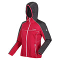 Berry Pink-Seal Grey - Side - Regatta Womens-Ladies Attare Lightweight Jacket