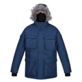 Dark Denim - Front - Regatta Mens Aziel Waterproof Parka