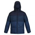 Navy-Moonlight Denim - Front - Regatta Mens Carnan Padded Jacket