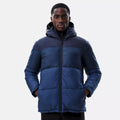 Navy-Moonlight Denim - Close up - Regatta Mens Carnan Padded Jacket