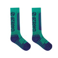 Vivid Green-Moonlight Denim - Front - Dare 2B Childrens-Kids Performance Ski Socks