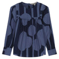 Navy - Front - Regatta Womens-Ladies Orla Kiely Trees Blouse