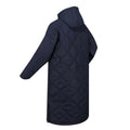 Navy - Side - Regatta Womens-Ladies Jovie Quilted Insulated Parka