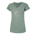 Lilypad Green - Side - Dare 2B Womens-Ladies Finite Graphic Print T-Shirt