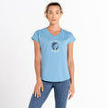 Niagra Blue - Lifestyle - Dare 2B Womens-Ladies Finite Graphic Print T-Shirt