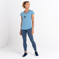 Niagra Blue - Close up - Dare 2B Womens-Ladies Finite Graphic Print T-Shirt