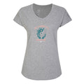 Ash Grey Marl - Front - Dare 2B Womens-Ladies Finite Graphic Print T-Shirt