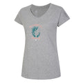Ash Grey Marl - Side - Dare 2B Womens-Ladies Finite Graphic Print T-Shirt