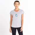 Ash Grey Marl - Lifestyle - Dare 2B Womens-Ladies Finite Graphic Print T-Shirt