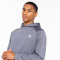 Dark Storm Grey - Pack Shot - Dare 2B Mens Sprinted Fitness Hoodie