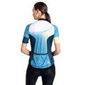 Niagara Blue - Back - Regatta Womens-Ladies Stimulus AEP Full Zip Cycling Jersey