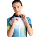 Niagara Blue - Side - Regatta Womens-Ladies Stimulus AEP Full Zip Cycling Jersey