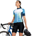 Niagara Blue - Pack Shot - Regatta Womens-Ladies Stimulus AEP Full Zip Cycling Jersey