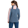 Dusky Rose-Orion Grey - Back - Dare 2B Womens-Ladies Avidly Hooded Soft Shell Jacket