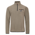 Clay - Front - Dare 2B Mens Affinity Zip Neck Fleece Top