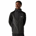 Ash-Black - Front - Regatta Mens Molaris Full Zip Fleece Jacket