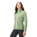 Green - Lifestyle - Regatta Womens-Ladies Newhill Marl Full Zip Fleece Jacket