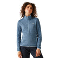 Coronet Blue-White - Lifestyle - Regatta Womens-Ladies Newhill Marl Full Zip Fleece Jacket