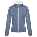 Coronet Blue-White - Front - Regatta Womens-Ladies Newhill Marl Full Zip Fleece Jacket