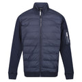 Navy - Front - Regatta Mens Colliston Baffled Fleece Jacket