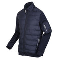 Navy - Side - Regatta Mens Colliston Baffled Fleece Jacket