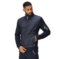 Navy - Lifestyle - Regatta Mens Colliston Baffled Fleece Jacket