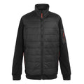 Black-Red Ochre - Front - Regatta Mens Colliston Baffled Fleece Jacket