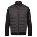 Black - Front - Regatta Mens Colliston Baffled Fleece Jacket