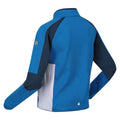 Indigo Blue-Blue Wing - Lifestyle - Regatta Childrens-Kids Oberon VII Marl Full Zip Fleece Jacket