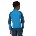 Indigo Blue-Blue Wing - Close up - Regatta Childrens-Kids Oberon VII Marl Full Zip Fleece Jacket