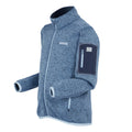 Coronet Blue-Navy - Side - Regatta Childrens-Kids Newhill Fleece Jacket