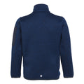 Navy - Back - Regatta Childrens-Kids Newhill Fleece Jacket