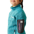 Tahoe Blue-Bleached Aqua - Lifestyle - Regatta Childrens-Kids Newhill Fleece Jacket