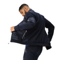 Navy - Pack Shot - Regatta Mens Colliston Baffled Fleece Jacket