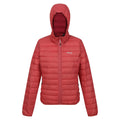 Mineral Red-Rumba Red - Front - Regatta Womens-Ladies Marizion Hooded Padded Jacket