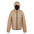 Warm Taupe - Front - Regatta Womens-Ladies Marizion Hooded Padded Jacket