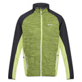 Green Algae-Seal Grey - Front - Regatta Mens Hepley Full Zip Fleece Jacket
