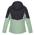 Quiet Green-Seal Grey - Back - Regatta Womens-Ladies Wentwood VIII 2 in 1 Jacket