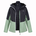 Quiet Green-Seal Grey - Lifestyle - Regatta Womens-Ladies Wentwood VIII 2 in 1 Jacket