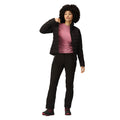 Black - Close up - Regatta Womens-Ladies Keava III Baffled Padded Jacket