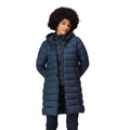 Admiral Blue - Close up - Regatta Womens-Ladies Andia Baffled Padded Jacket