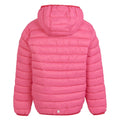 Flamingo Pink-Satsuma - Back - Regatta Childrens-Kids Marizion Hooded Padded Jacket