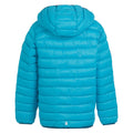 Tahoe Blue-Bleached Aqua - Back - Regatta Childrens-Kids Marizion Hooded Padded Jacket