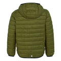 Nephrite Green-Abbeystone - Back - Regatta Childrens-Kids Marizion Hooded Padded Jacket