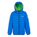 Olympian Blue-Green Flash - Front - Regatta Childrens-Kids Marizion Hooded Padded Jacket