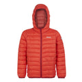 Red Sky-Mineral Red - Front - Regatta Childrens-Kids Marizion Hooded Padded Jacket