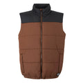 Dark Brown-Black - Front - Regatta Mens Hawfinch Baffled Gilet