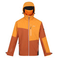 Burnt Copper-Orange Pepper - Front - Regatta Mens Hewitts IX Soft Shell Jacket