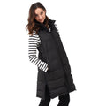 Black - Lifestyle - Regatta Womens-Ladies Ganella Long Length Gilet